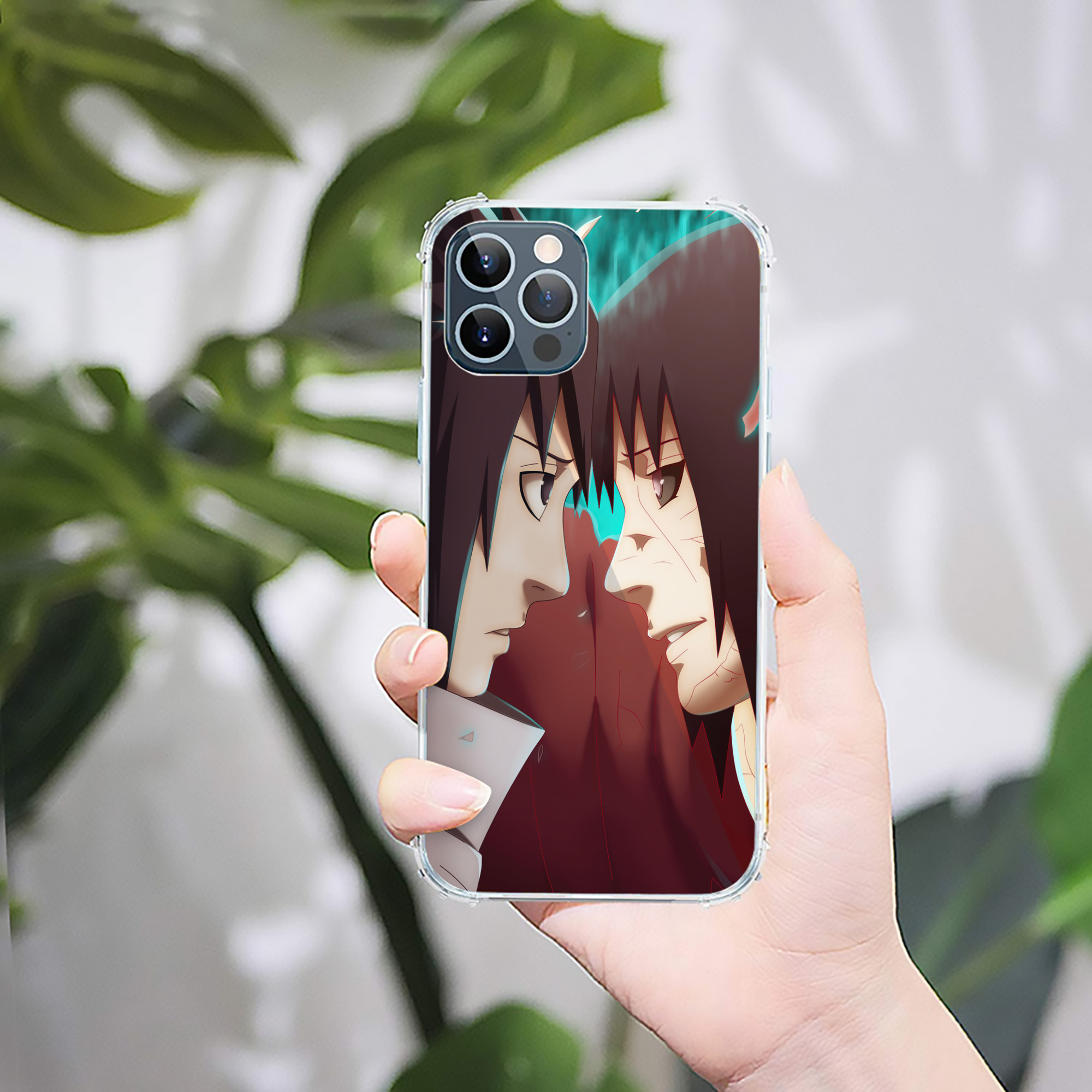（画像用） NARUTO -ナルト- NARUTO -ナルト- 疾風伝 【iPhone 12シリーズ対応】透明スマホケース（クリアソフトケース）